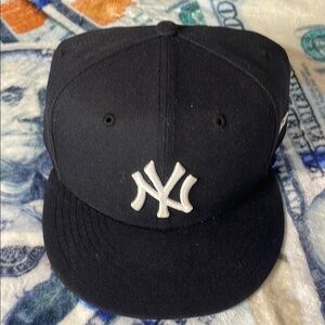 New Era Blue NY Cap with White Logo